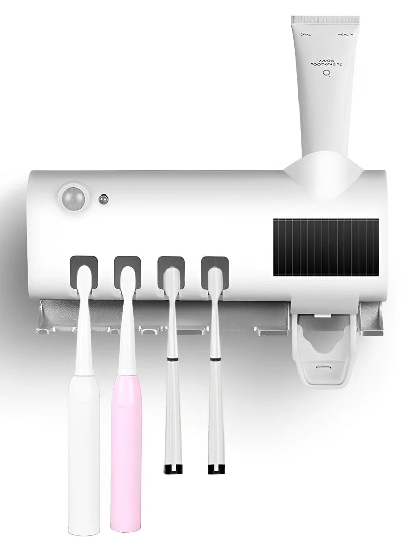 Suporte para Escova de Dentes com Luz UV Esterilizadora Antibacteriano